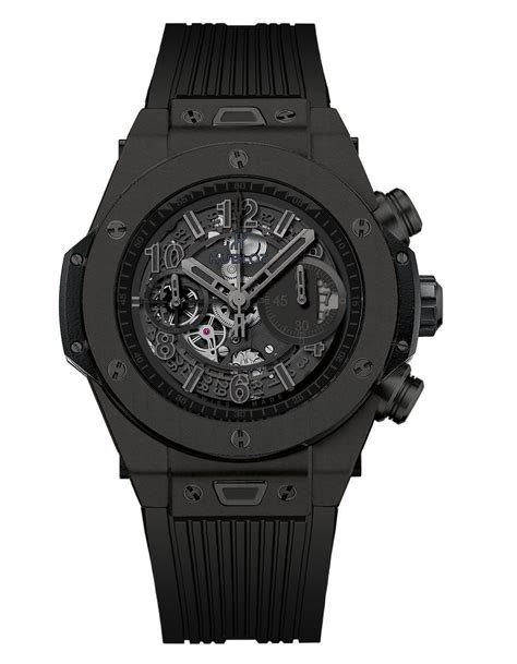 big bang unico all black hublot|hublot big bang unico price.